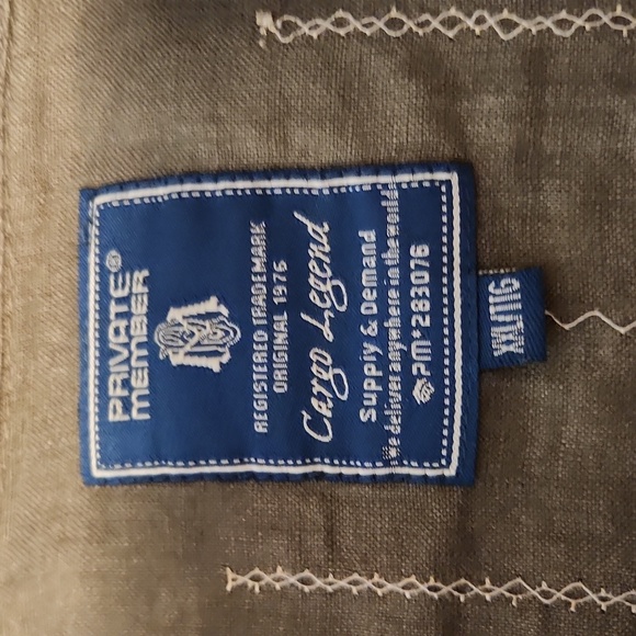 Private Member men's size XXL linen shirt - Picture 3 of 7